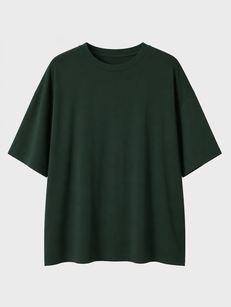 Pack 01 Oversize Verde Botella